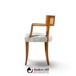 michael taylor for baker klismos mid century cane armed dining chair