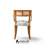 michael taylor for baker klismos mid century cane armed dining chair