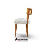 michael taylor for baker klismos mid century cane dining chairs - set of 4
