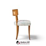 michael taylor for baker klismos mid century cane dining chairs - set of 4