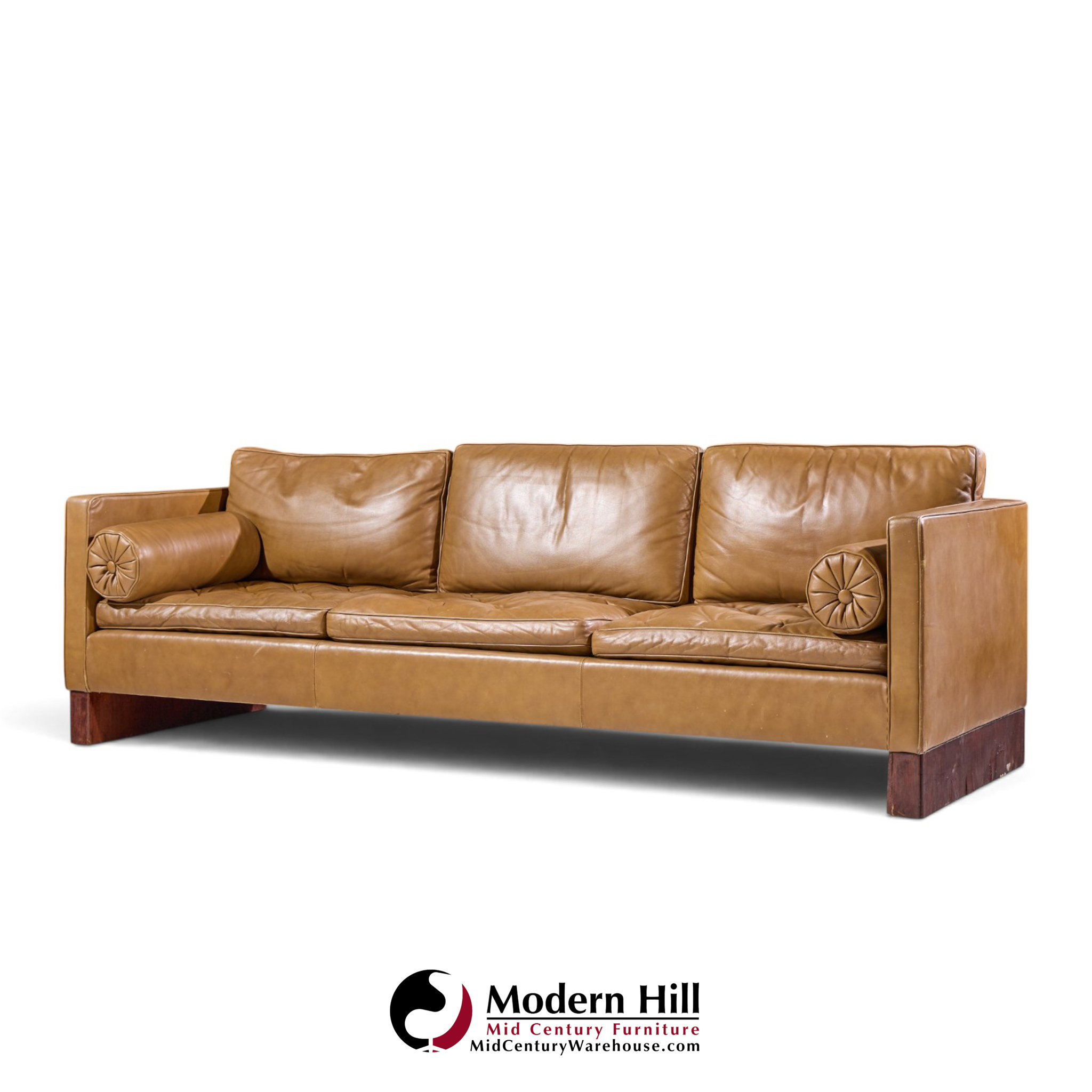 mies van der rohe for knoll mid century sofa