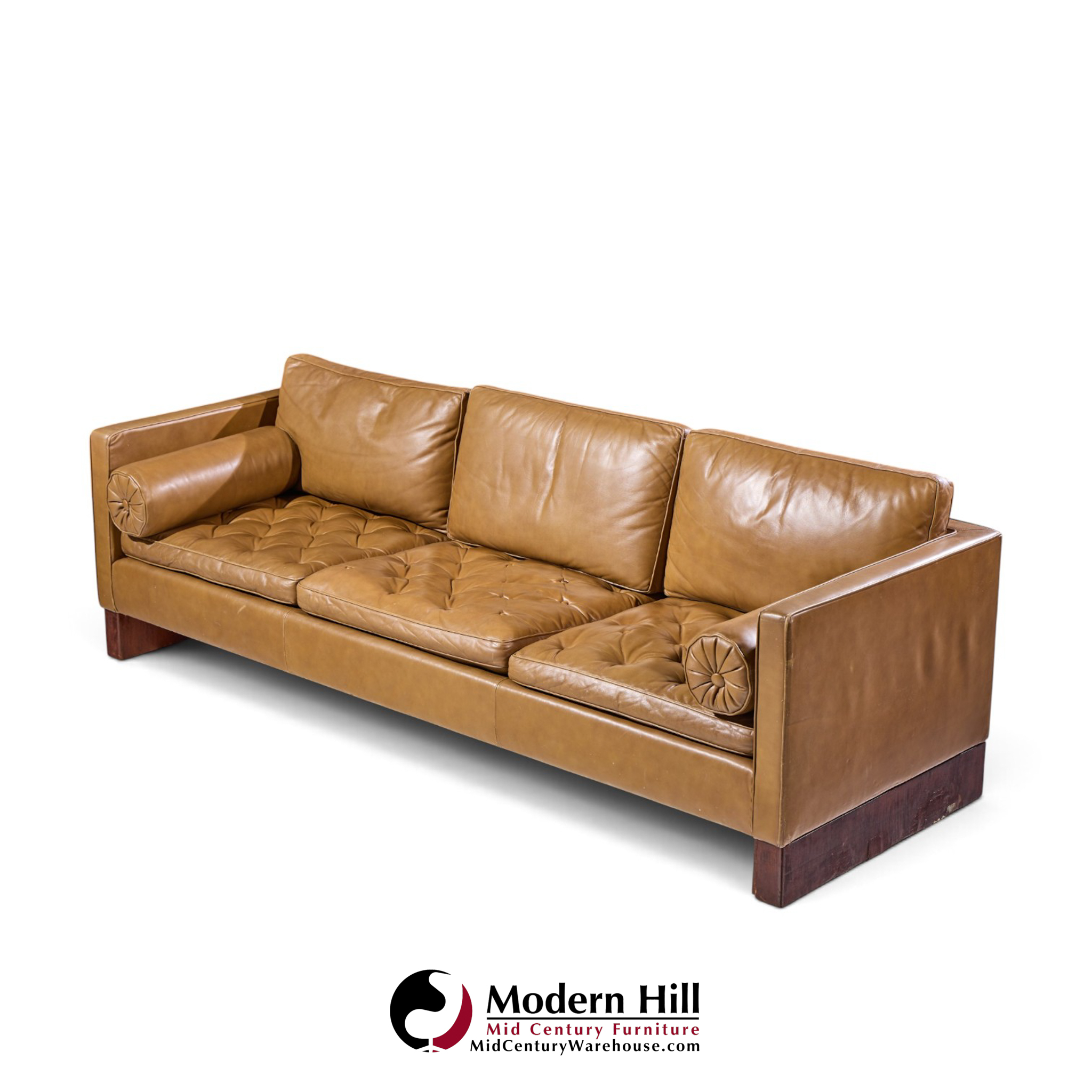 mies van der rohe for knoll mid century sofa