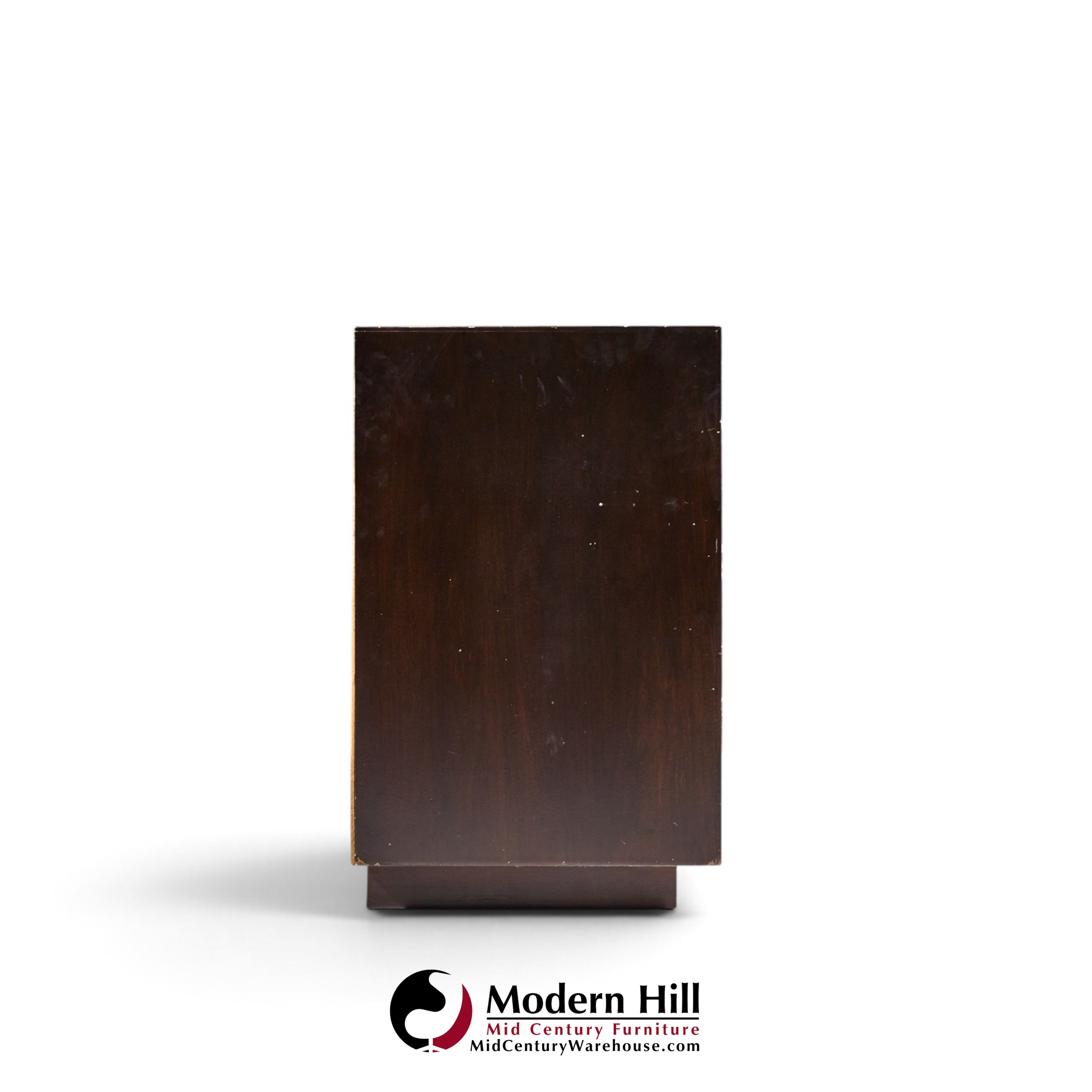 milo baughman style century mid century burlwood credenza