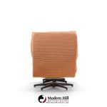 milo baughman for directional mid century swivel lounge chair with ottoman