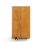 milo baughman for thayer coggin mid century birdseye maple and brass armoire dresser