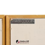 milo baughman for thayer coggin mid century birdseye maple and brass credenza