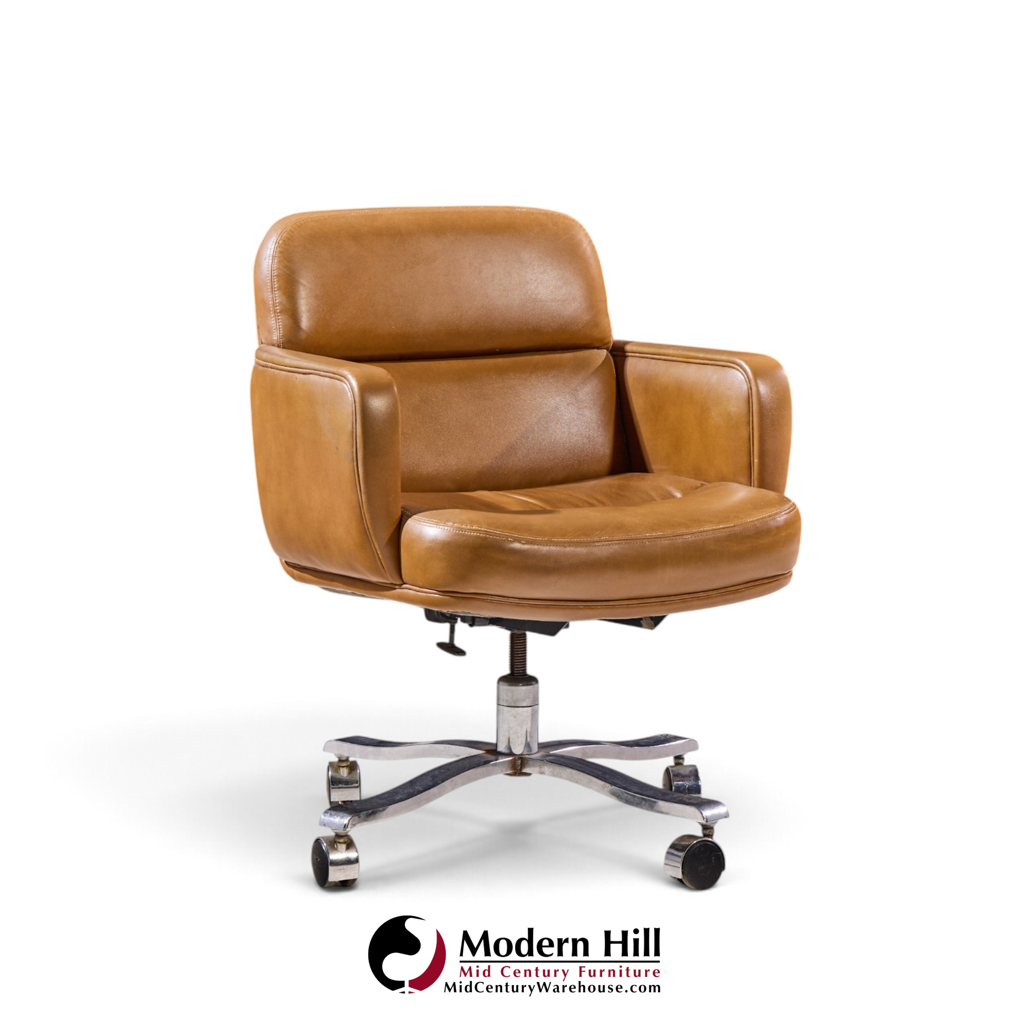 nicos zographos mid century desk chairs - set of 4
