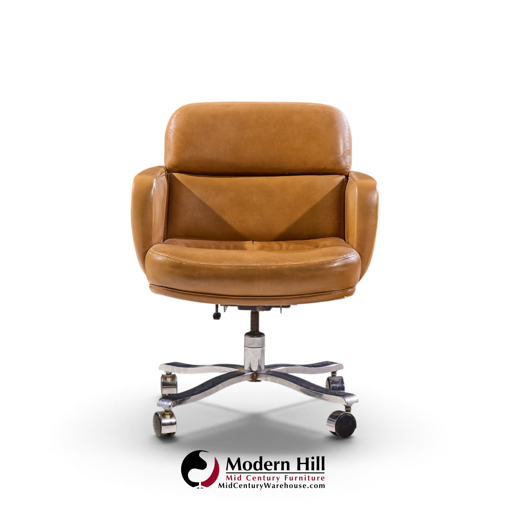 nicos zographos mid century desk chairs - set of 4
