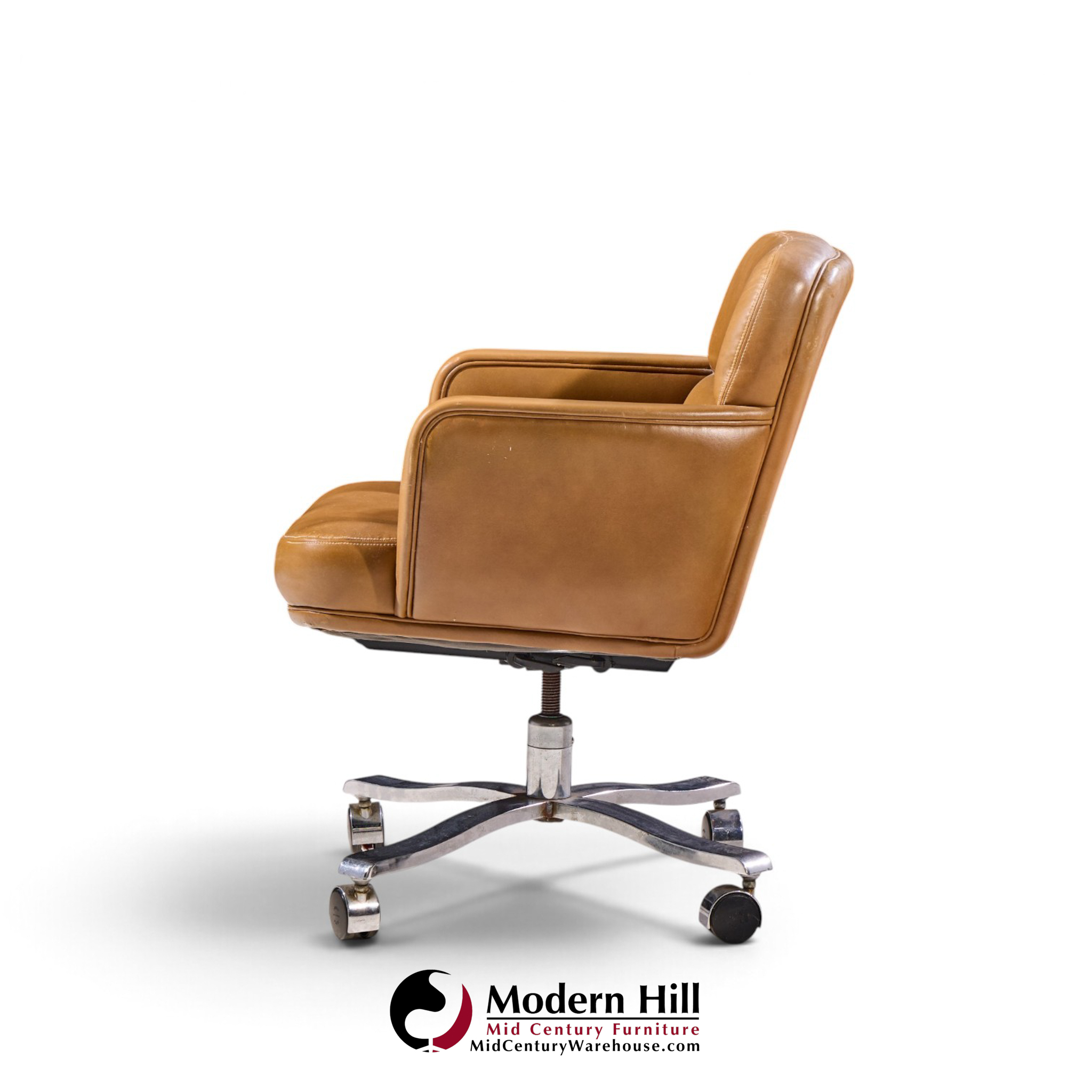 nicos zographos mid century desk chair