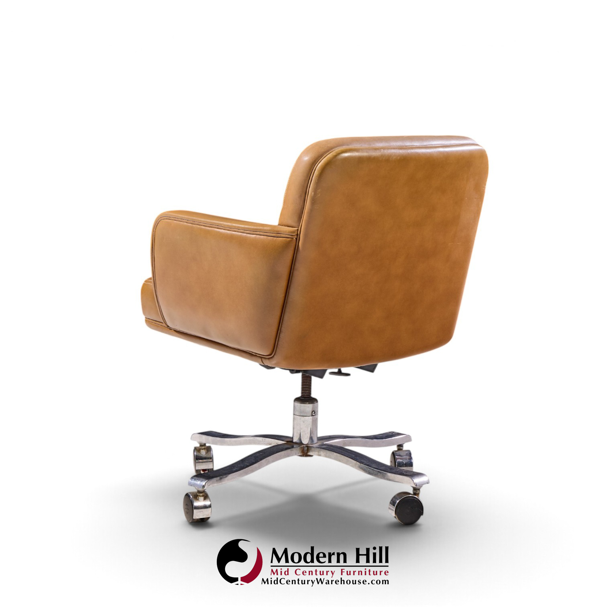 nicos zographos mid century desk chair