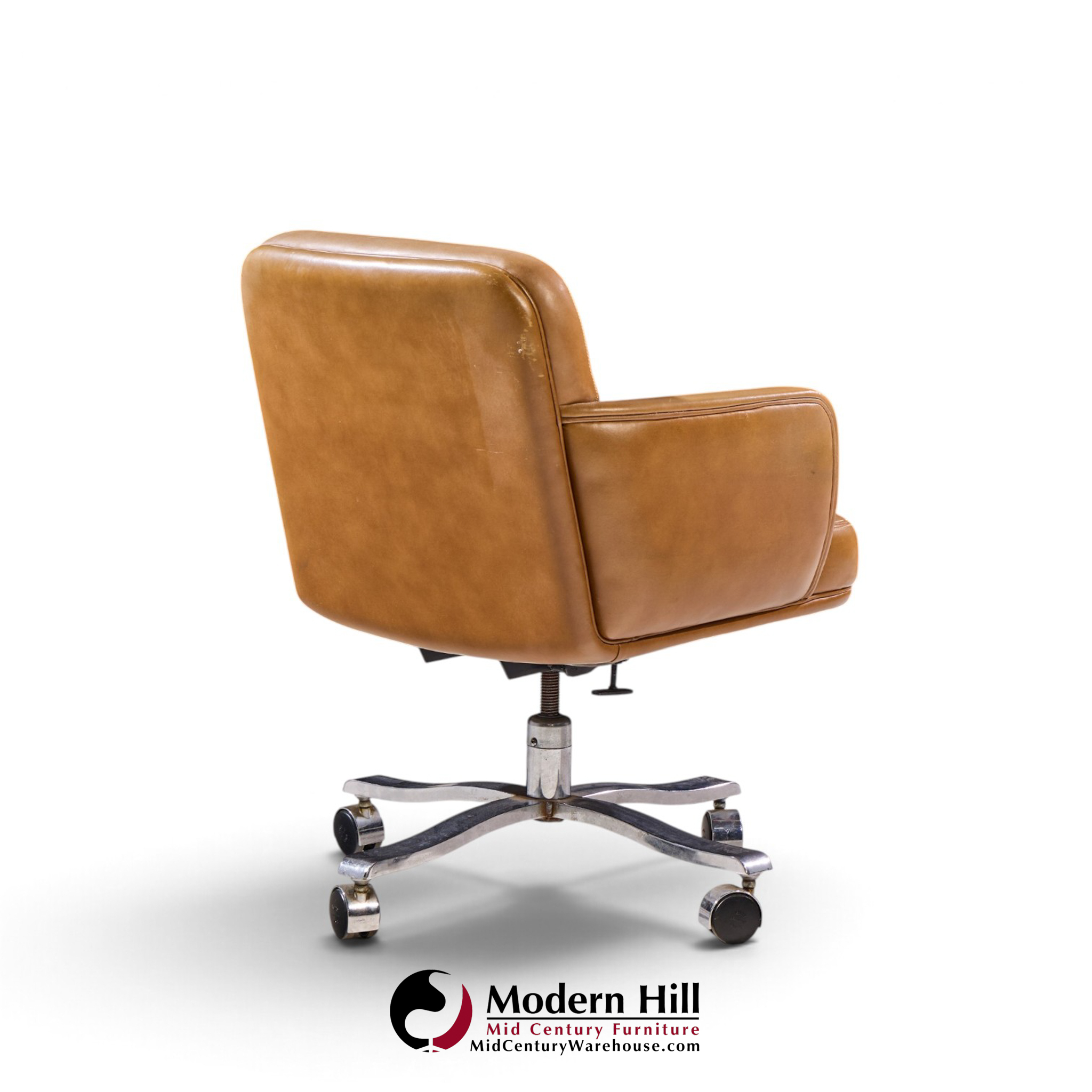 nicos zographos mid century desk chairs - set of 4