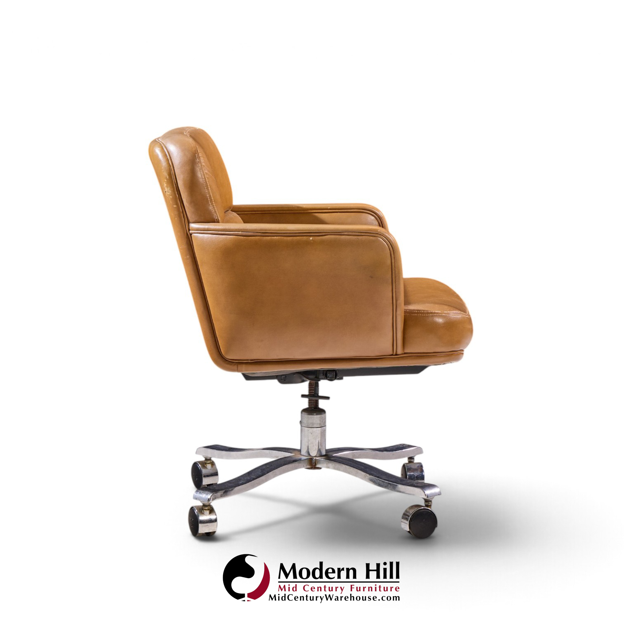 nicos zographos mid century desk chairs - set of 4