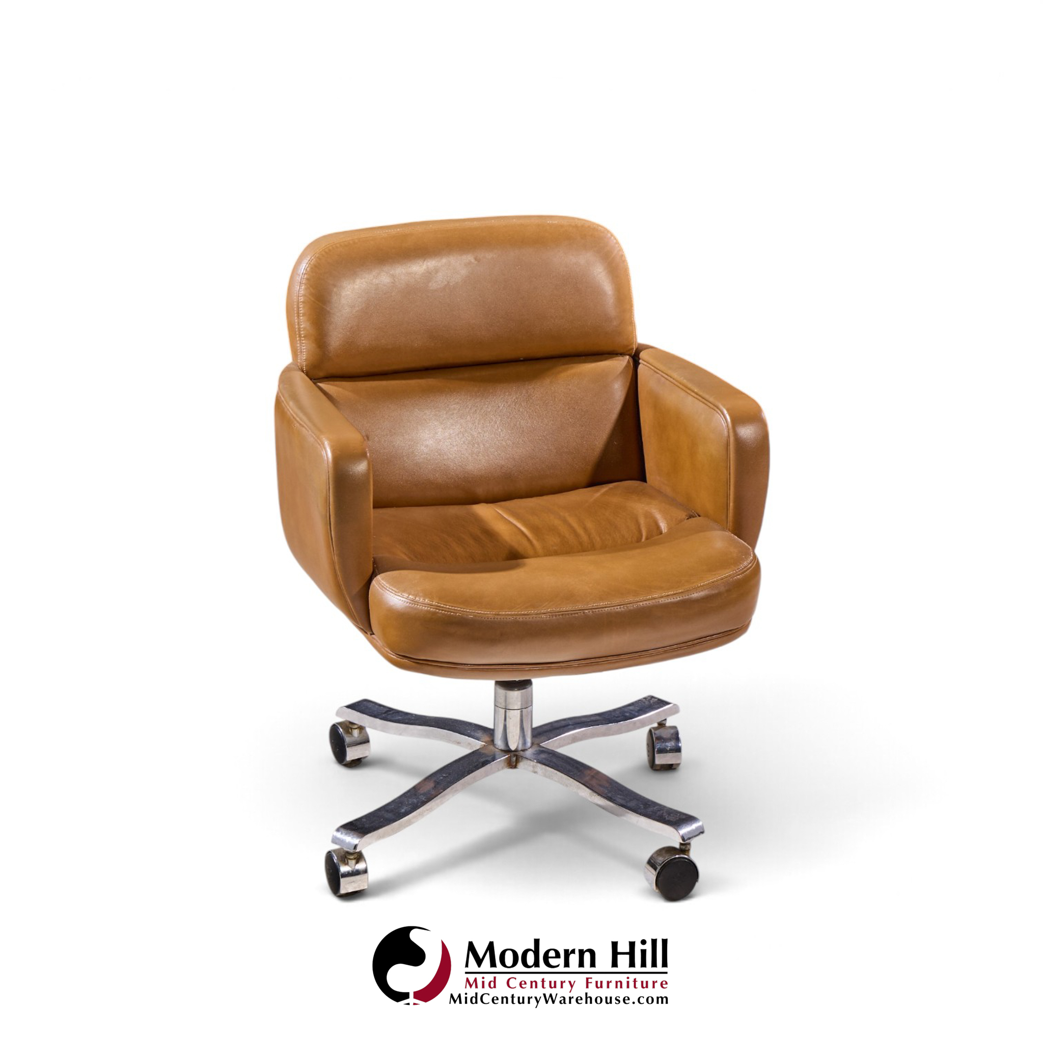 nicos zographos mid century desk chairs - set of 4