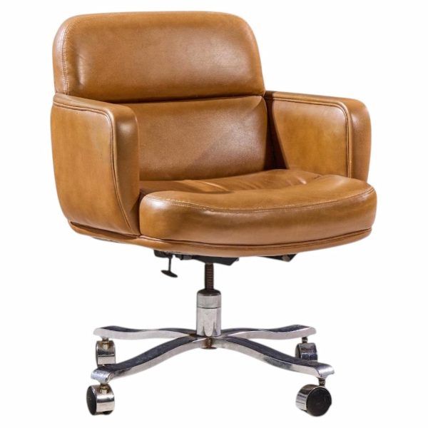 nicos zographos mid century desk chair
