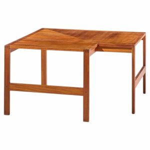 ole knudsen & torben lind for france & son mid century danish teak corner coffee end table