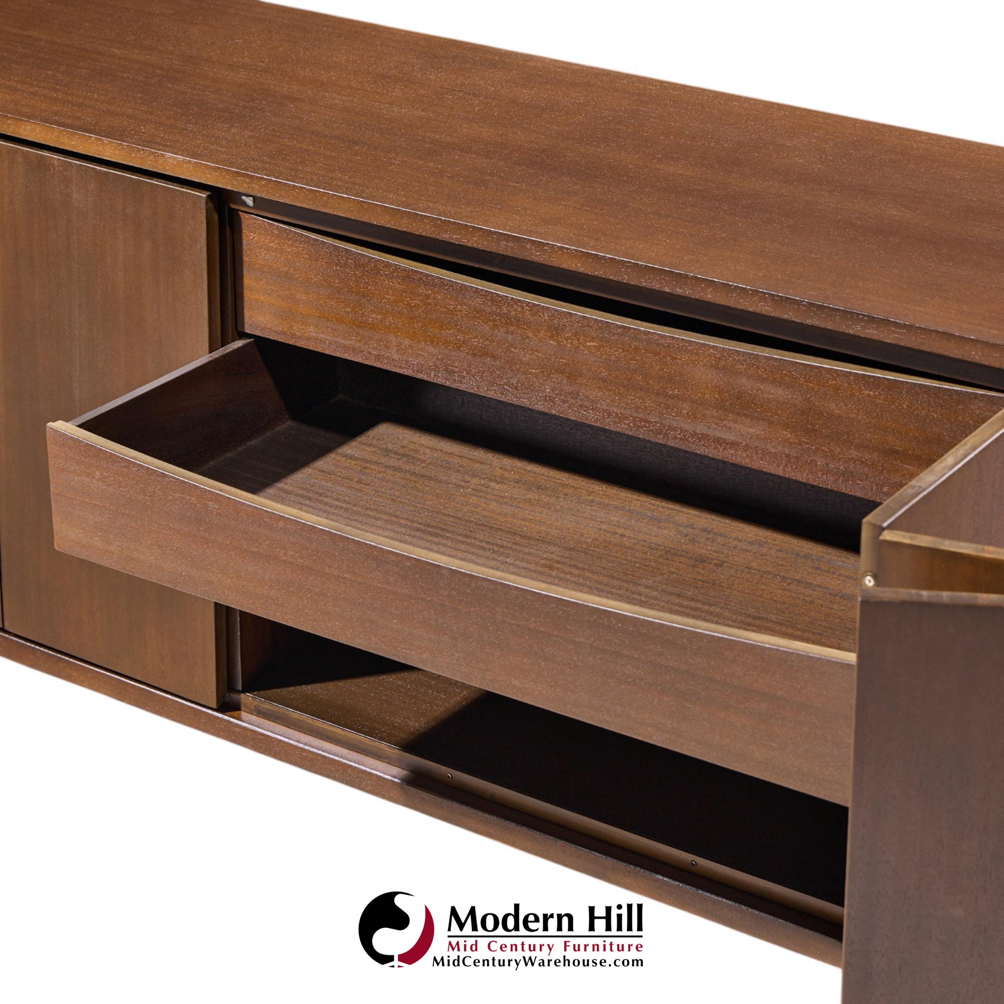 paul mccobb for calvin mid century mahogany credenza