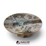 philip and kelvin laverne mid century chan bronze coffee table
