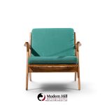 poul jensen for selig mid century walnut z lounge chairs