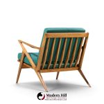 poul jensen for selig mid century walnut z lounge chairs