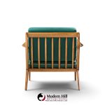 poul jensen for selig mid century walnut z lounge chairs