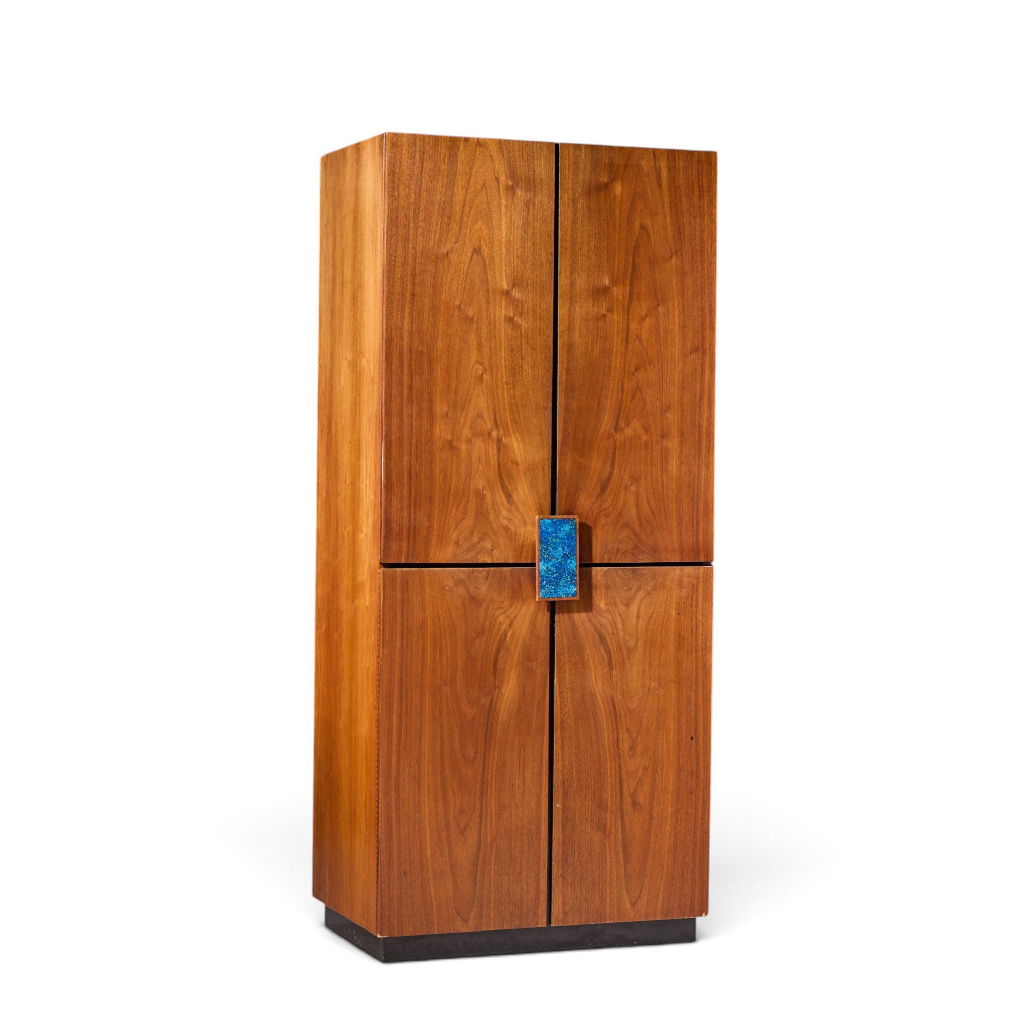 richard thompson for glenn of california mid century walnut cabinet armoire