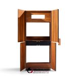 richard thompson for glenn of california mid century walnut cabinet armoire
