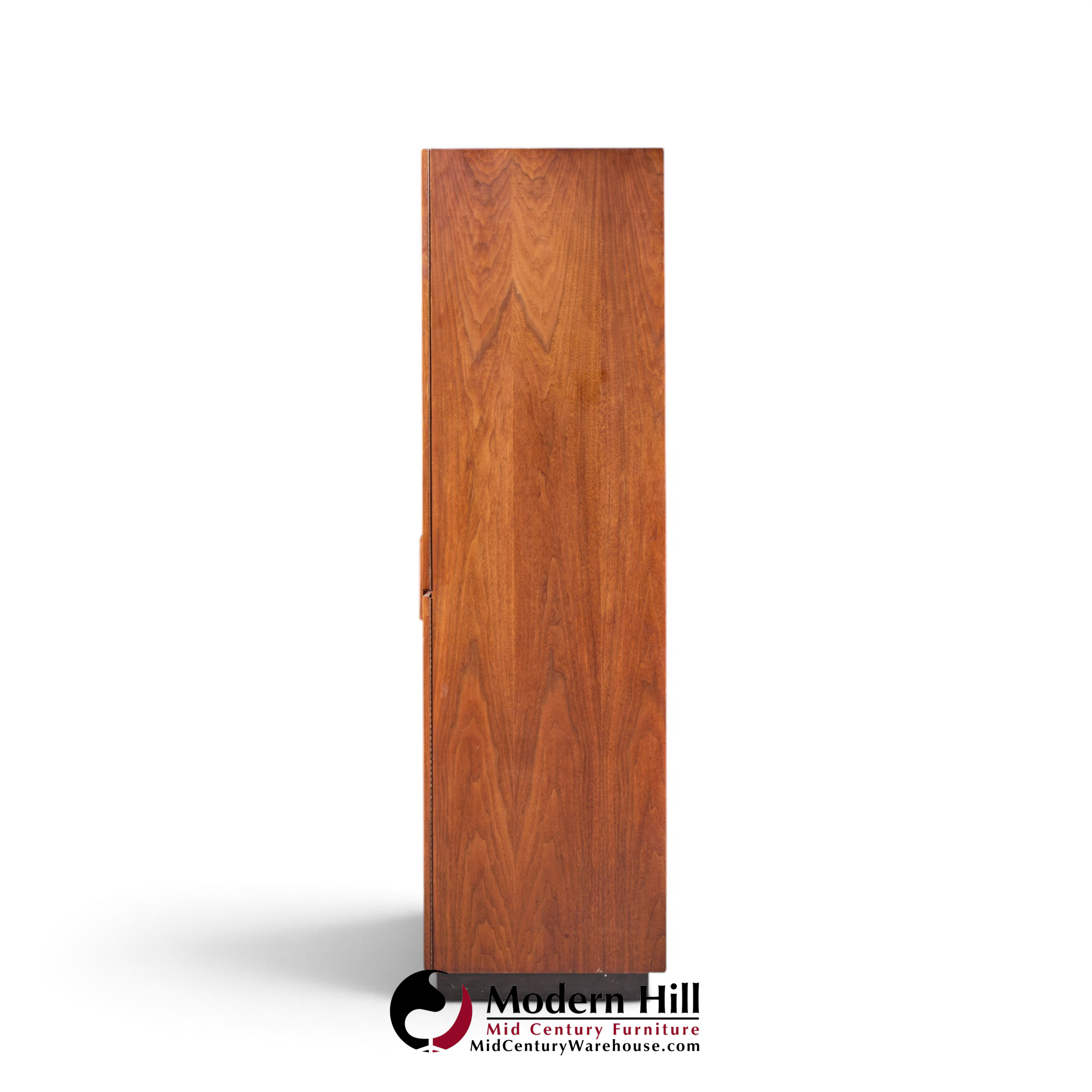 richard thompson for glenn of california mid century walnut cabinet armoire