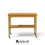 robsjohn gibbings for widdicomb mid century expandable flip top bar cart