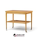 robsjohn gibbings for widdicomb mid century expandable flip top bar cart