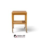 robsjohn gibbings for widdicomb mid century expandable flip top bar cart