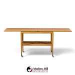 robsjohn gibbings for widdicomb mid century expandable flip top bar cart