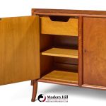 robsjohn gibbings for widdicomb mid century walnut credenza