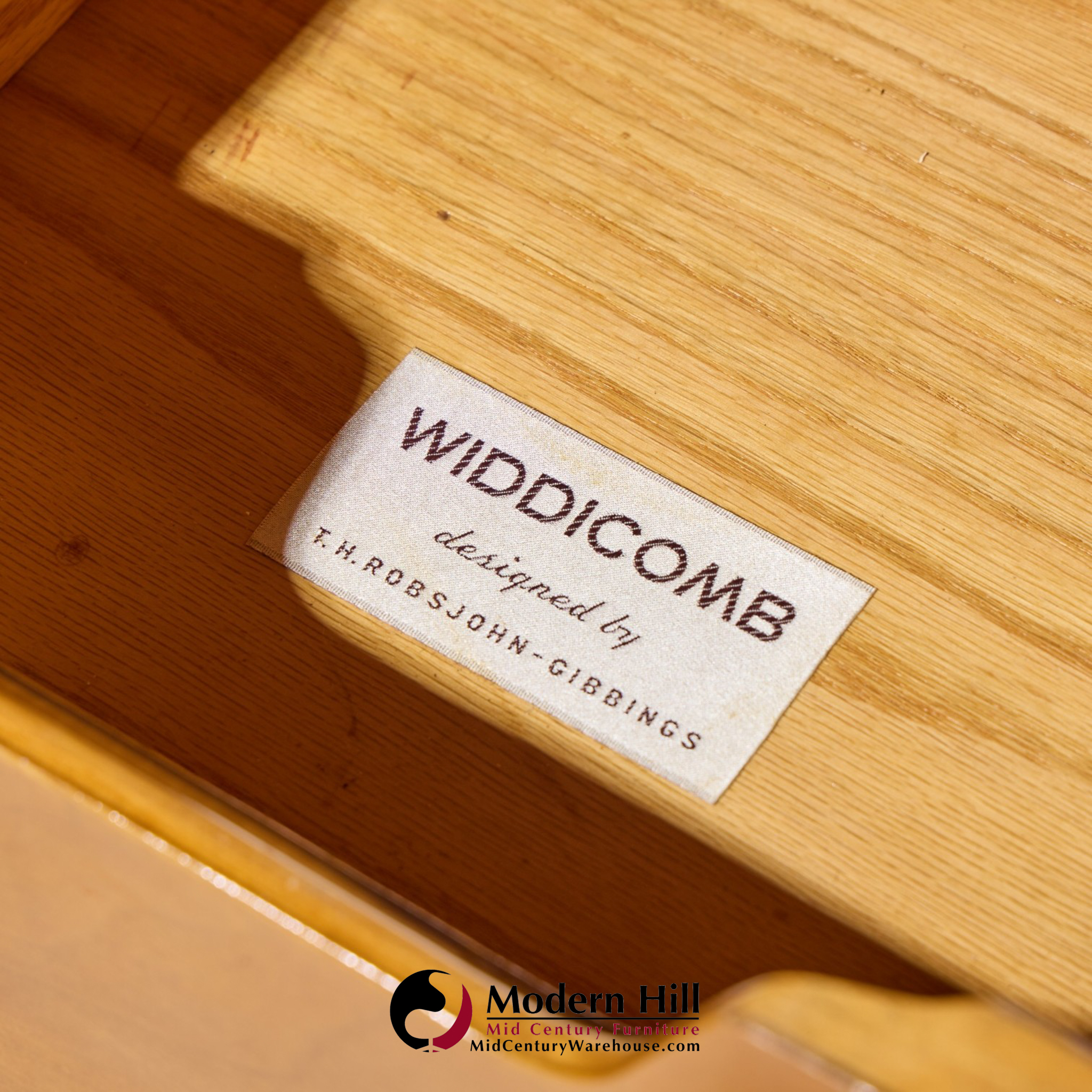 robsjohn gibbings for widdicomb mid century walnut credenza