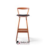 rosengren hansen for brande møbelfabrik mid century teak barstools - set of 4
