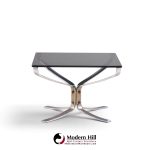 sigurd ressell for vatne møbler mid century chrome falcon side end table