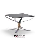 sigurd ressell for vatne møbler mid century chrome falcon side end table