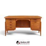 svend madsen for sigurd hansen mid century danish teak desk