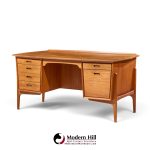 svend madsen for sigurd hansen mid century danish teak desk