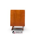 vladimir kagan style mid century walnut lowboy dresser