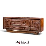 witco style pulaski oceanic mid century lowboy dresser