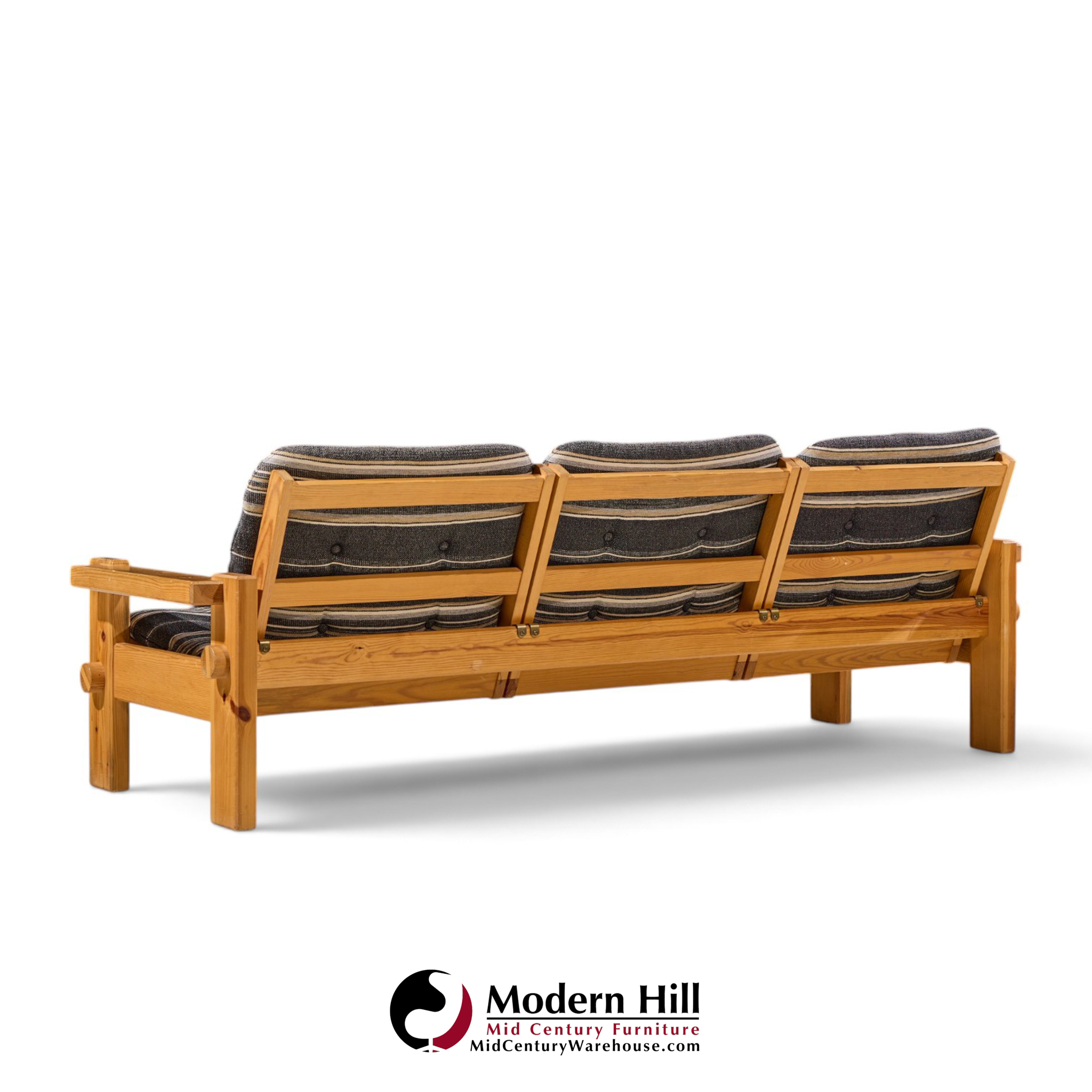 yngve ekström for swedese dymling mid century swedish pine sofa