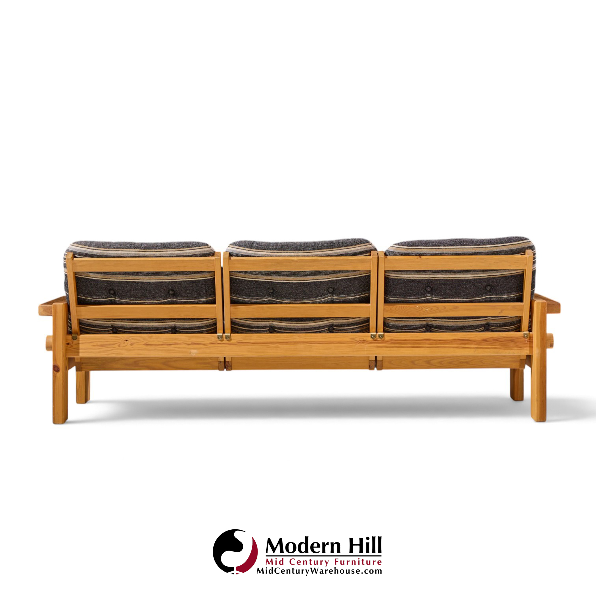 yngve ekström for swedese dymling mid century swedish pine sofa