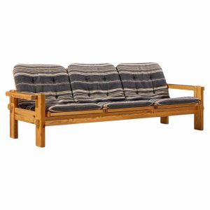 yngve ekström for swedese dymling mid century swedish pine sofa