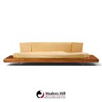adrian pearsall for craft associates 2006-s mid century walnut sofa