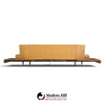 adrian pearsall for craft associates 2006-s mid century walnut sofa