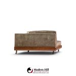 adrian pearsall for craft associates 2300-s mid century walnut boomerang sofa