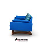 adrian pearsall for craft associates 2408-s mid century walnut gondola sofa