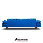 adrian pearsall for craft associates 2408-s mid century walnut gondola sofa