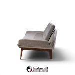 adrian pearsall for craft associates mid century walnut gondola sofa