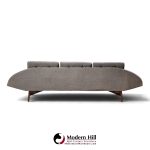 adrian pearsall for craft associates mid century walnut gondola sofa